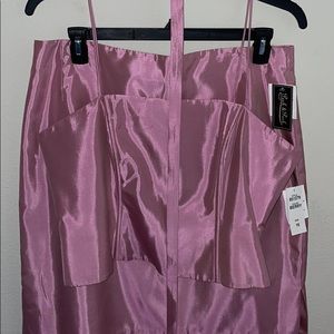 Formal pink skirt and matching top